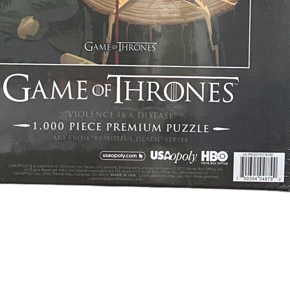 Game of Thrones 1000 Piece Jigsaw Puzzle Beautiful Death Collectable Sealed - Picture 7 of 7